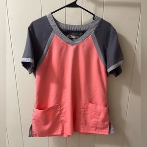 Grey’s Anatomy Peach Scrub Top Nurse